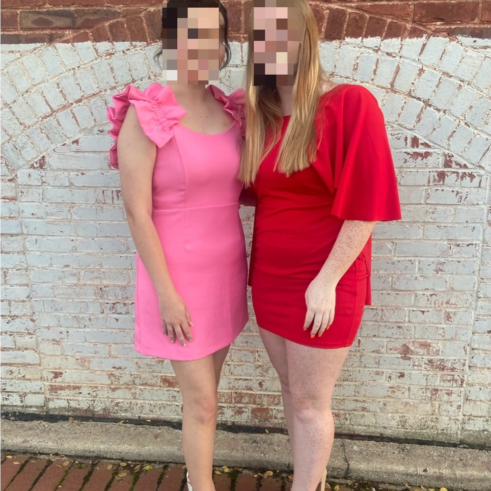 Elegant Pink Women's Dress